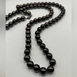Vintage 1990’s Chocolate Brown Beaded Necklace